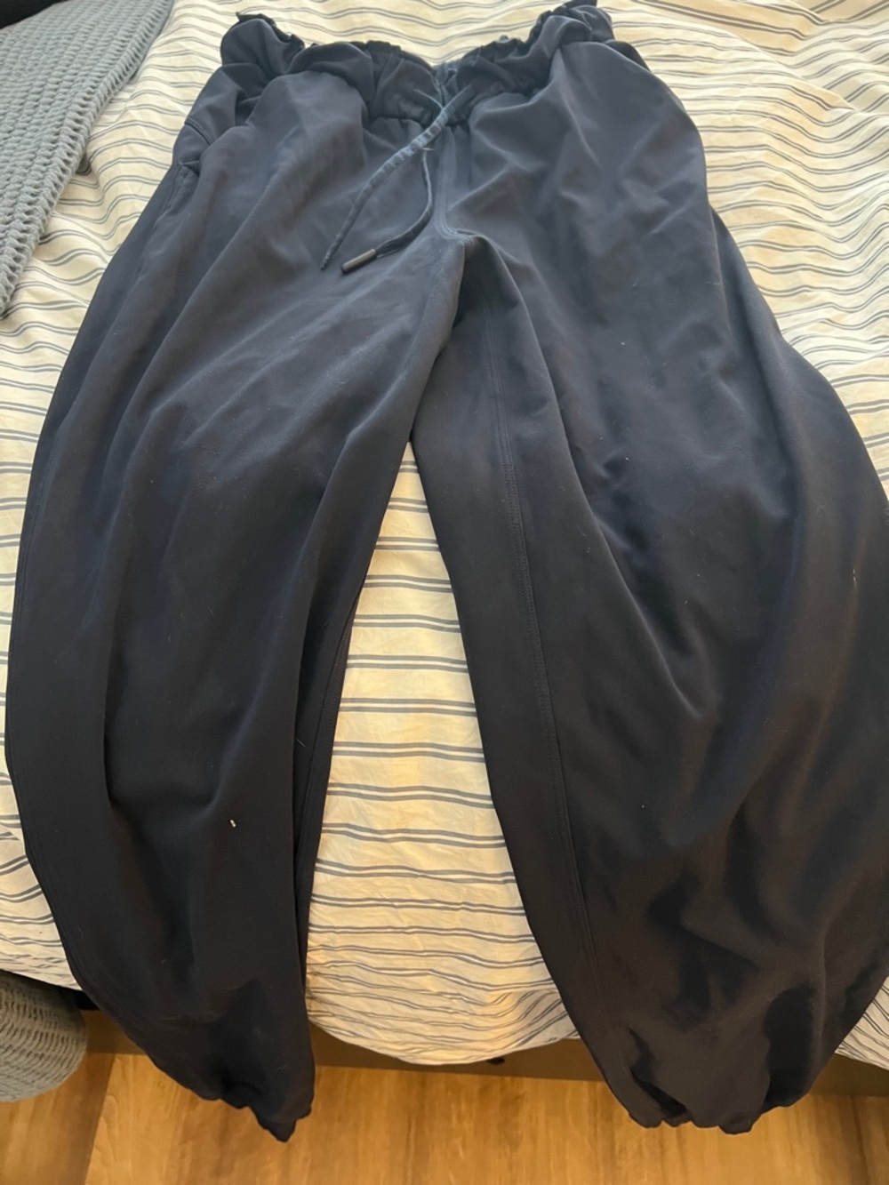 lululemon athletica Navy Blue Drawstring Jogger Pants